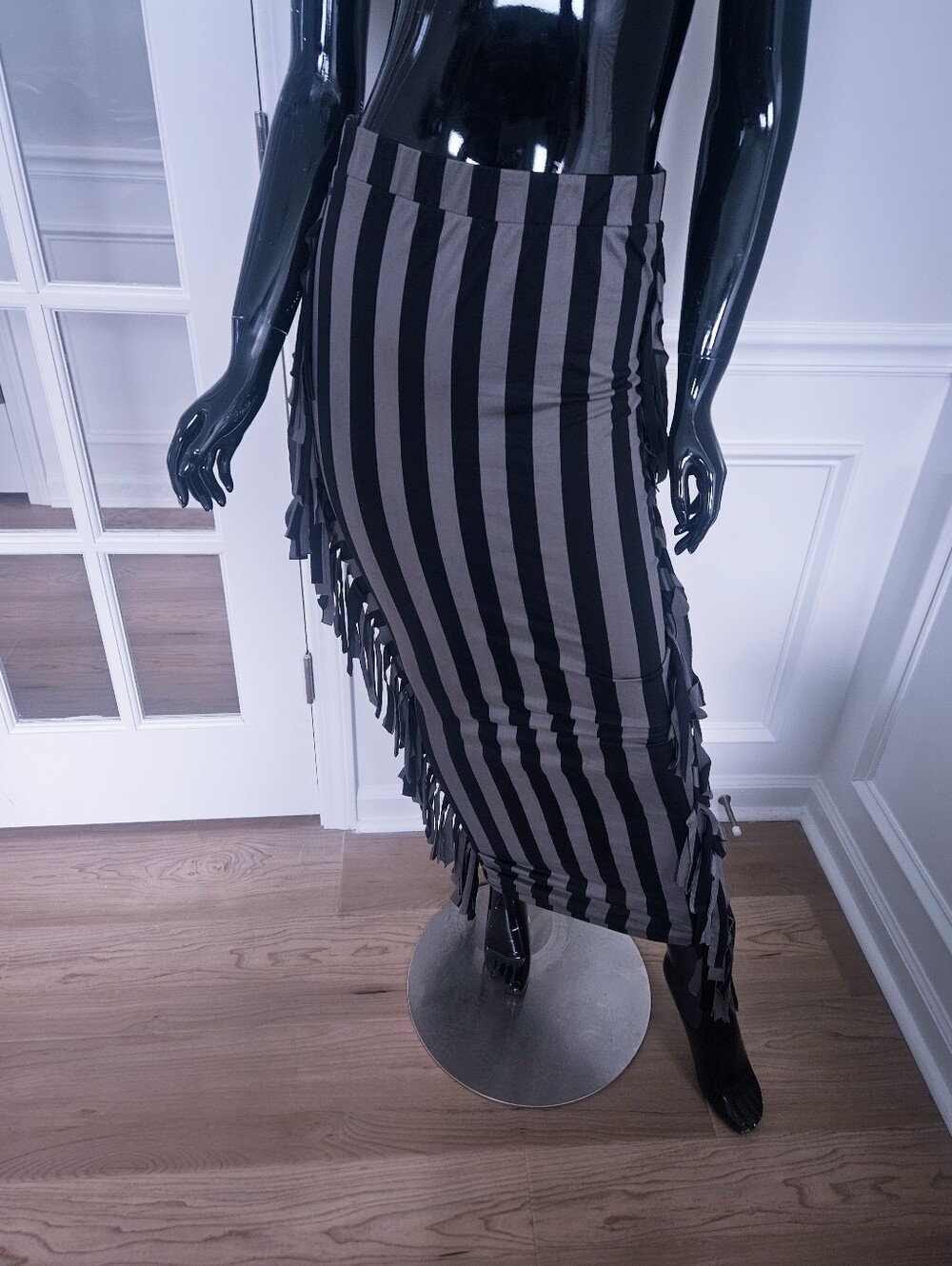 Stripe Maxi Skirt